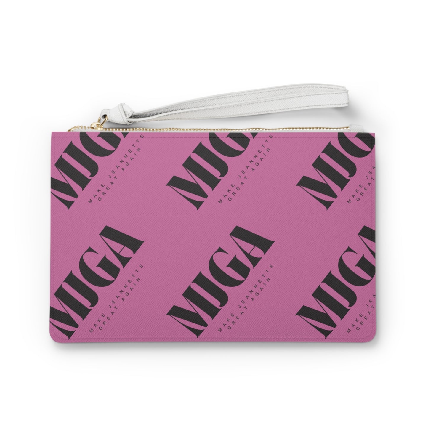 MJGA Clutch Bag - Make Jeannette Great Again | Stylish Pink Tote for Everyday Use