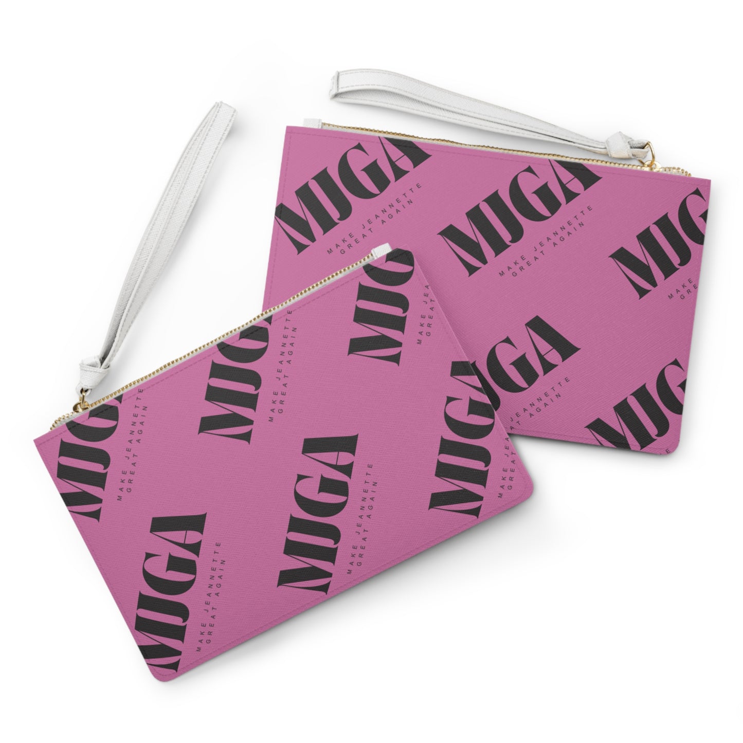 MJGA Clutch Bag - Make Jeannette Great Again | Stylish Pink Tote for Everyday Use