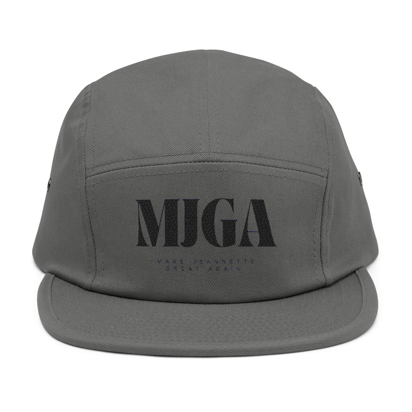 MJGA Embroidered 5 Panel Cap - Trendy Headwear for Urban Style