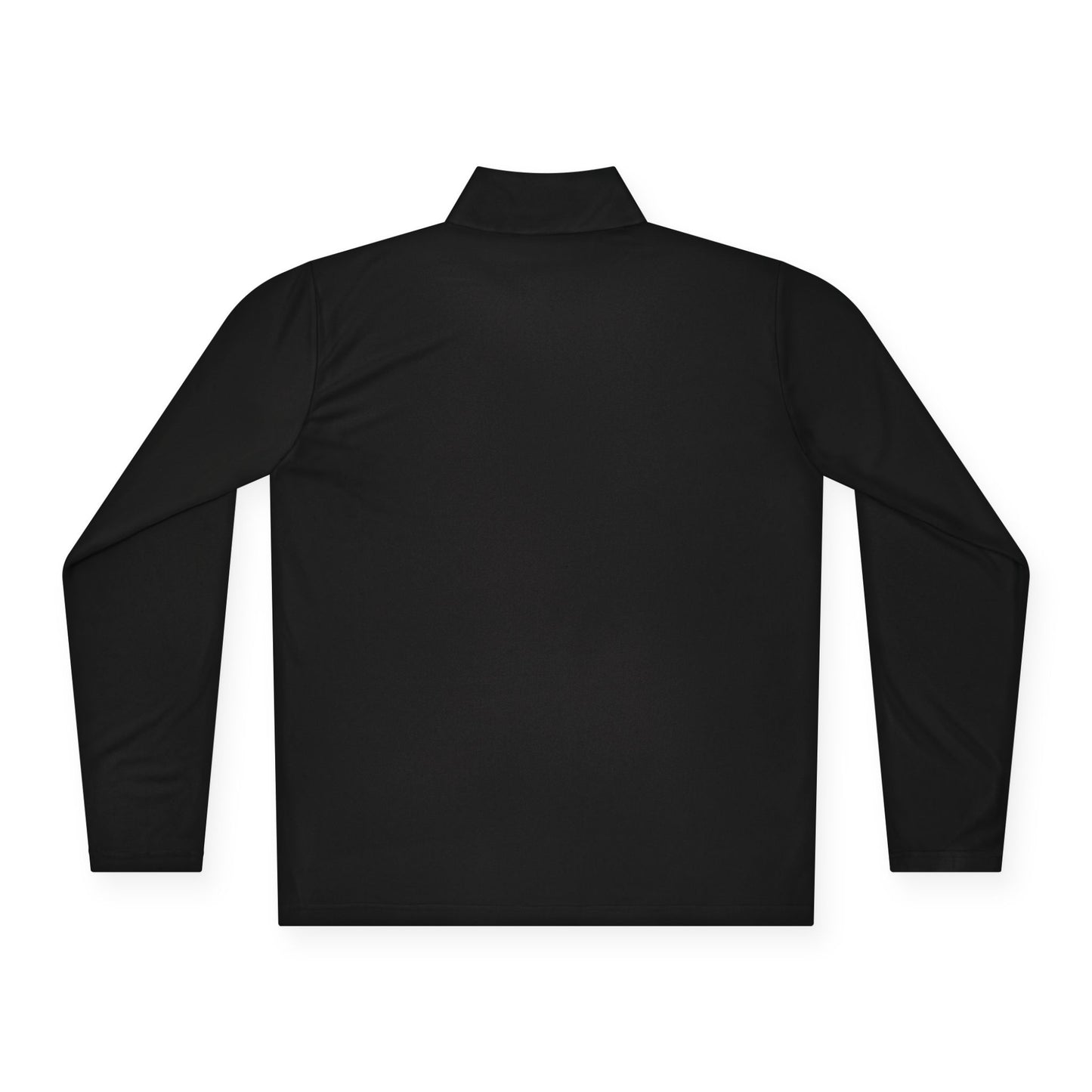 Unisex Quarter-Zip Pullover with Red Graphic Design - Perfect for Casual Outings & Sports
