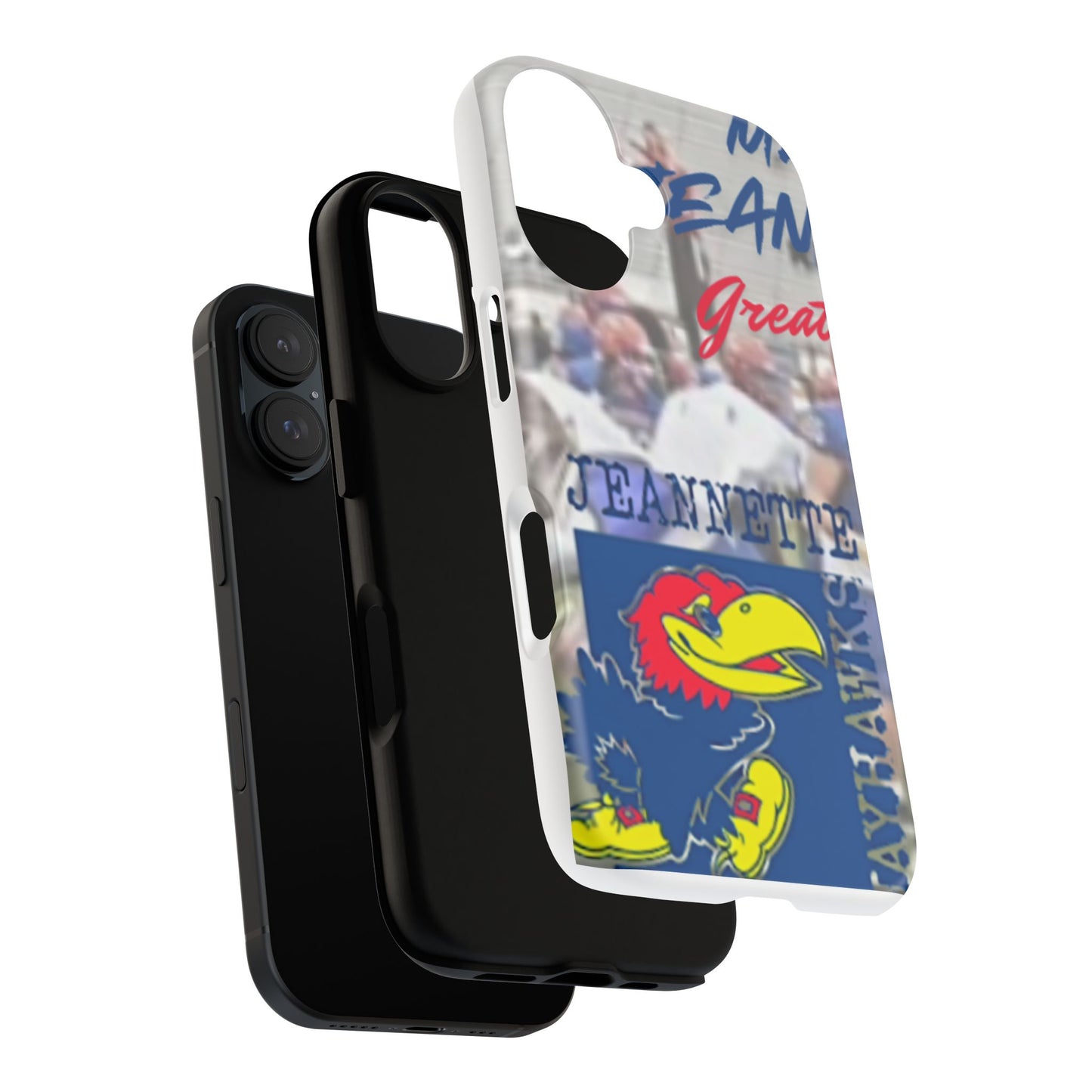 University Spirit Tough Phone Case - Jeannette & Jayhawks Design