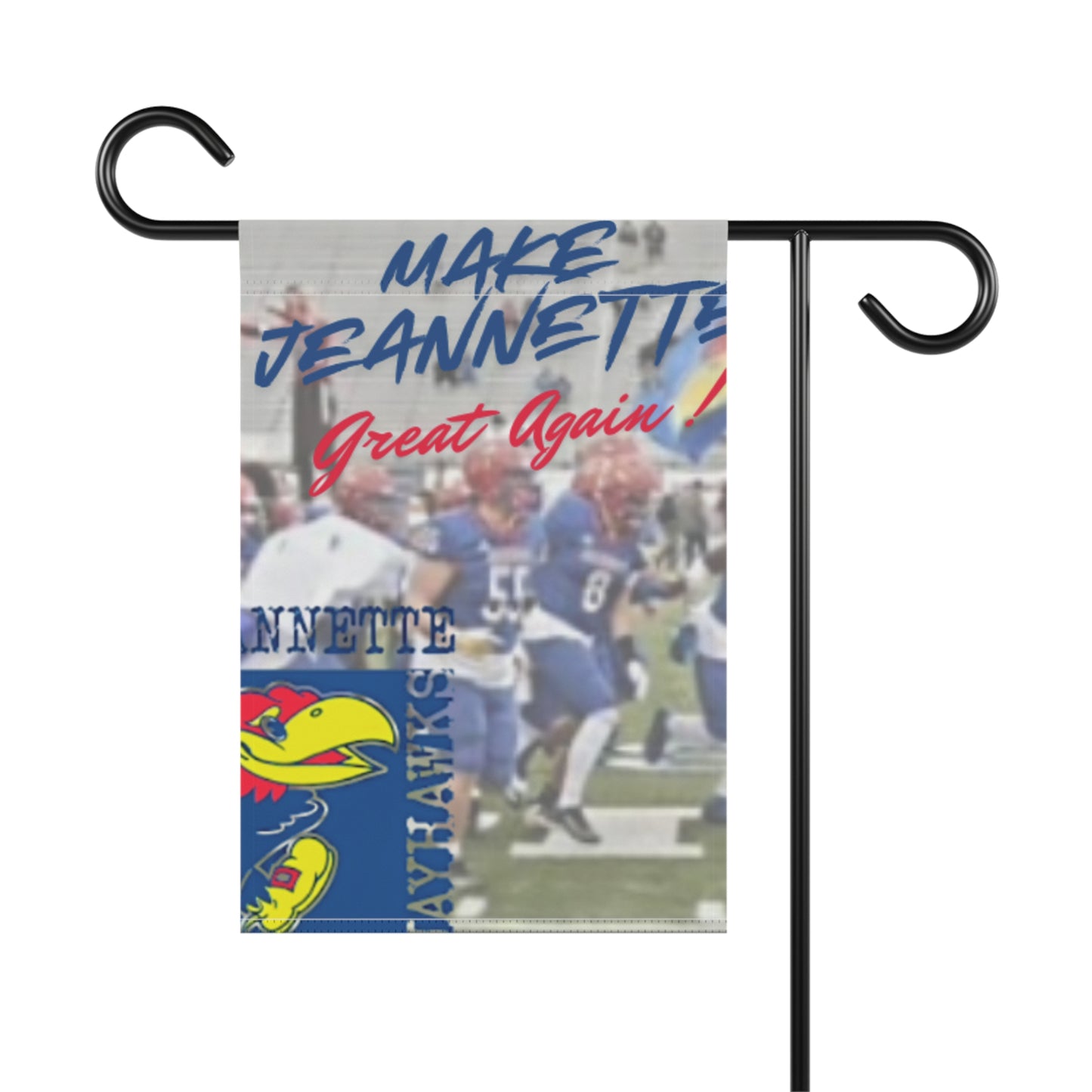 Make Jeannette Great Again Garden Banner - Sporty Outdoor Décor