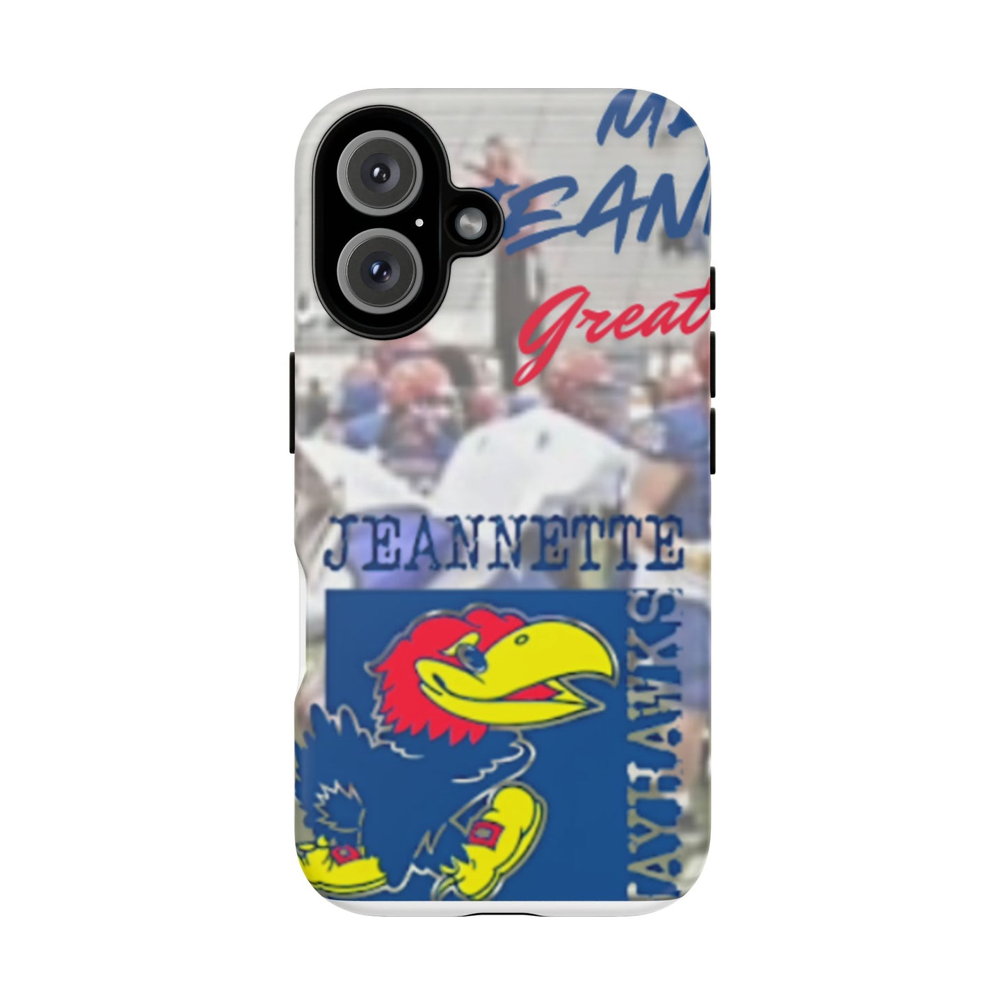 University Spirit Tough Phone Case - Jeannette & Jayhawks Design
