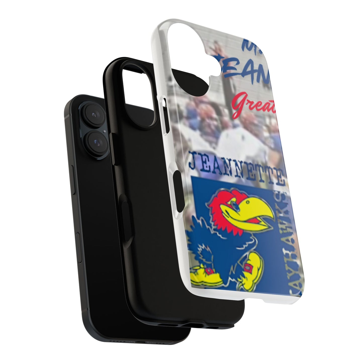 University Spirit Tough Phone Case - Jeannette & Jayhawks Design