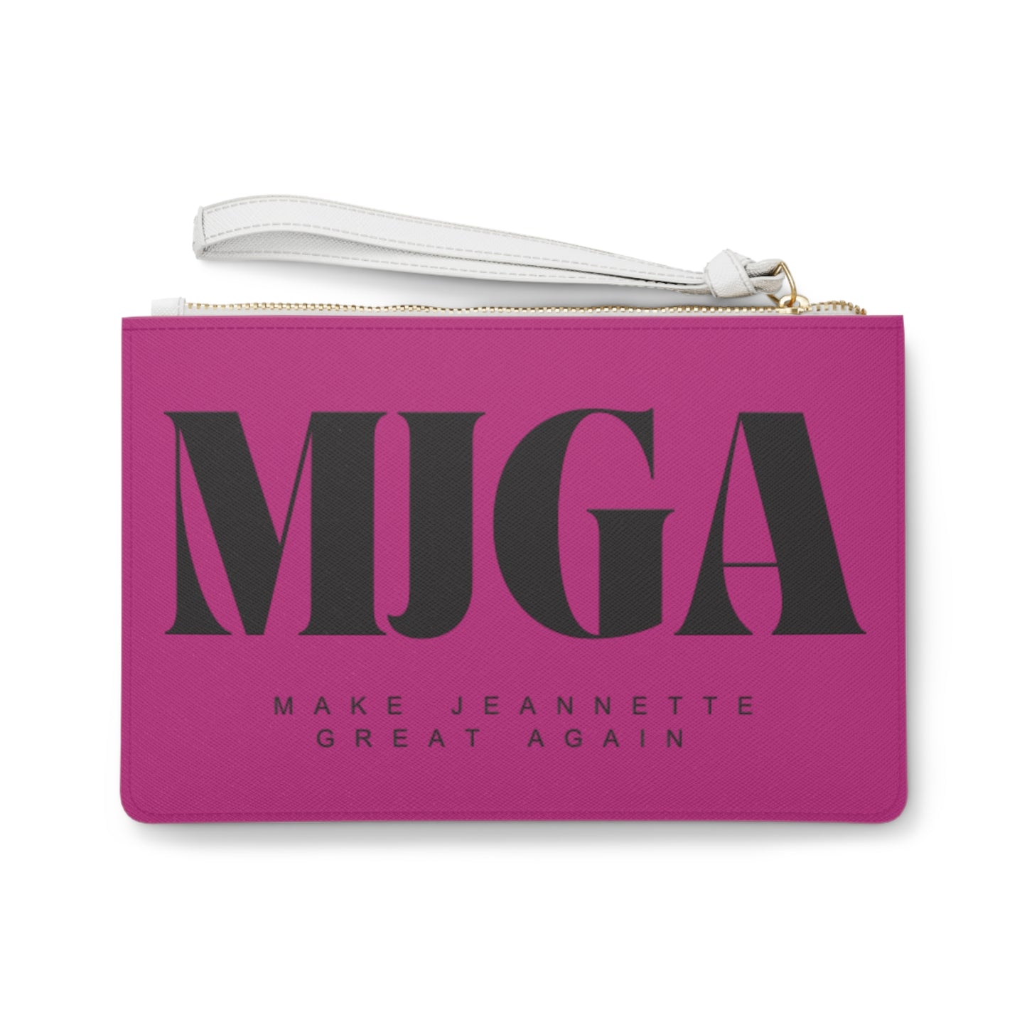 MJGA Clutch Bag - Make Jeannette Great Again | Stylish Pink Tote for Everyday Use
