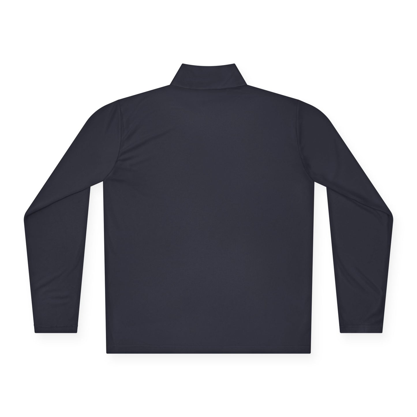 Unisex Quarter-Zip Pullover with Red Graphic Design - Perfect for Casual Outings & Sports