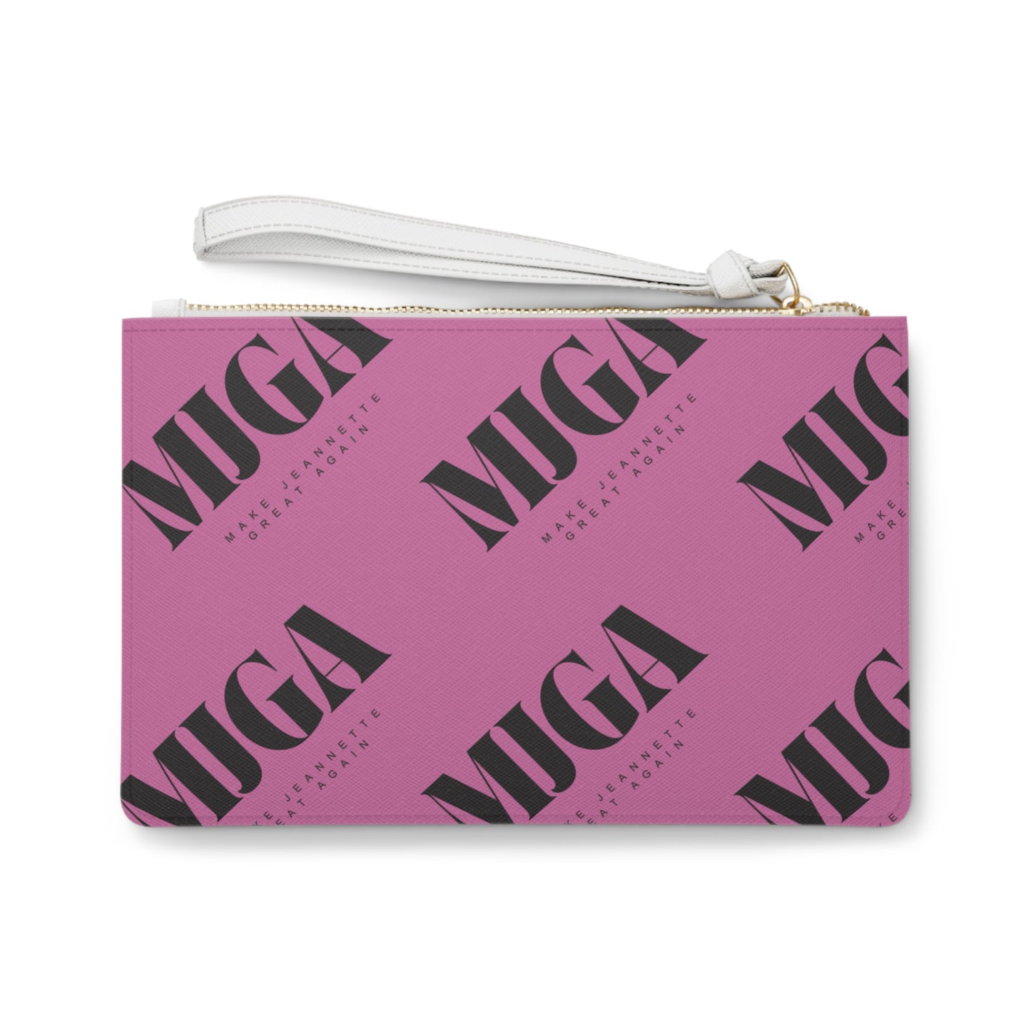 MJGA Clutch Bag - Make Jeannette Great Again | Stylish Pink Tote for Everyday Use