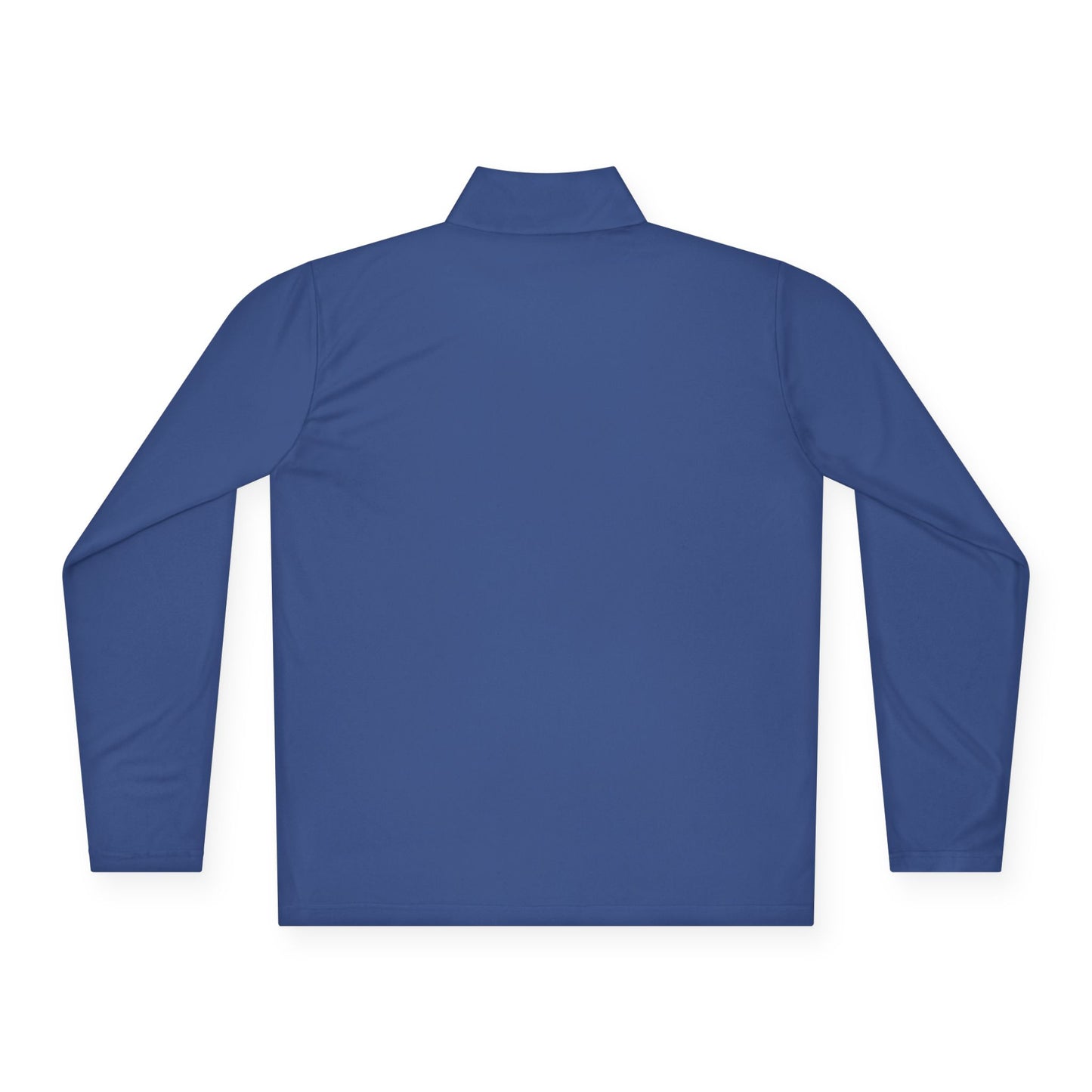 Unisex Quarter-Zip Pullover with Red Graphic Design - Perfect for Casual Outings & Sports