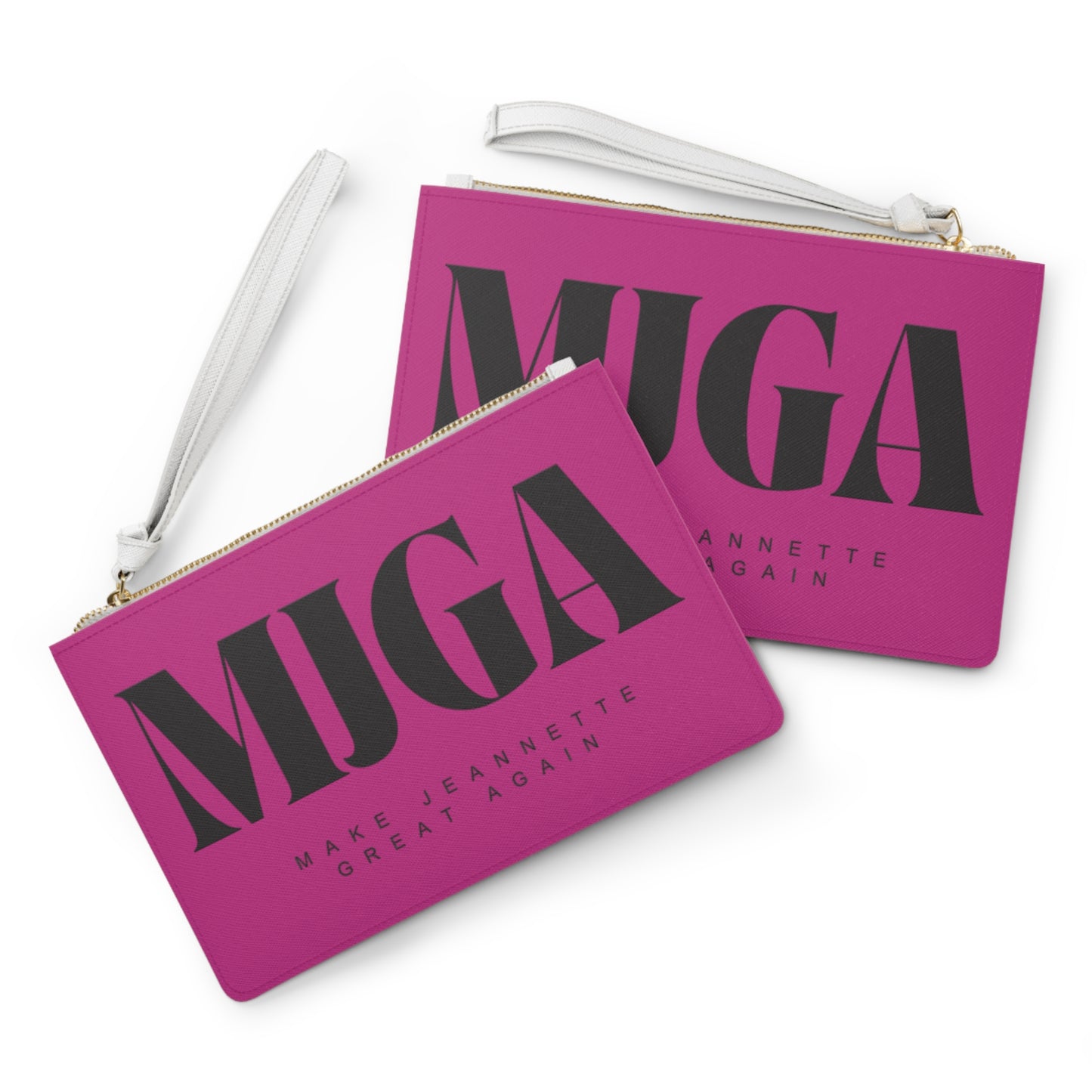 MJGA Clutch Bag - Make Jeannette Great Again | Stylish Pink Tote for Everyday Use