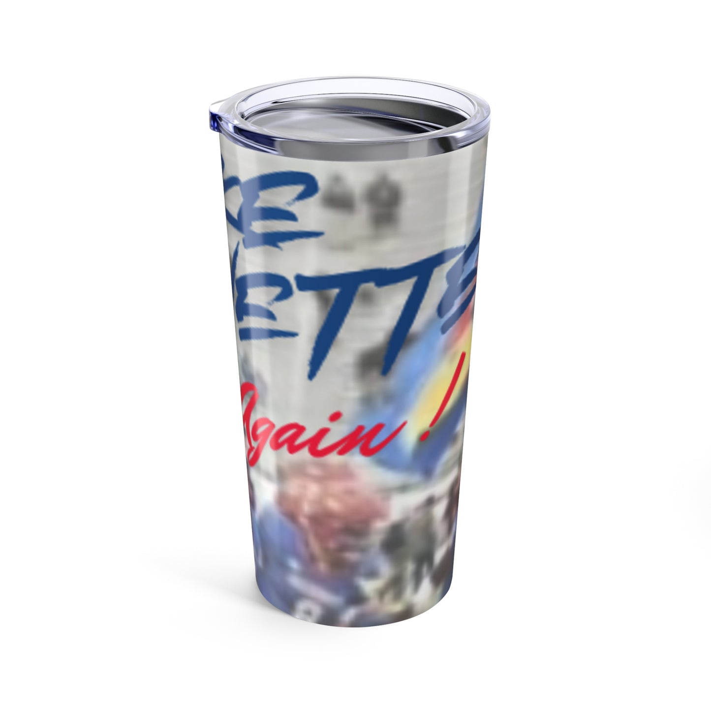 Motivational Tumbler 20oz - "Make It Happen!" - Perfect for Sports Fans