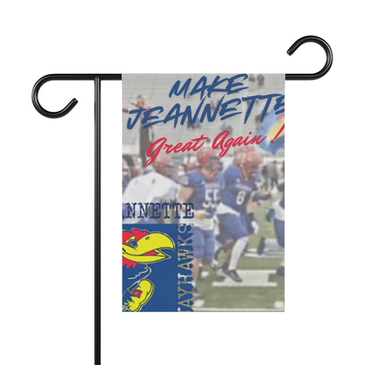 Make Jeannette Great Again Garden Banner - Sporty Outdoor Décor