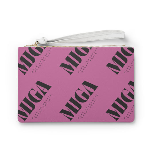 MJGA Clutch Bag - Make Jeannette Great Again | Stylish Pink Tote for Everyday Use