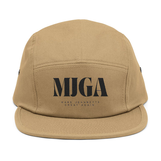 MJGA Embroidered 5 Panel Cap - Trendy Headwear for Urban Style