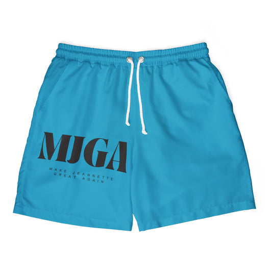 MJGA Unisex Swim Shorts - Make Jeannette Great Again - Summer Ready Swimwear