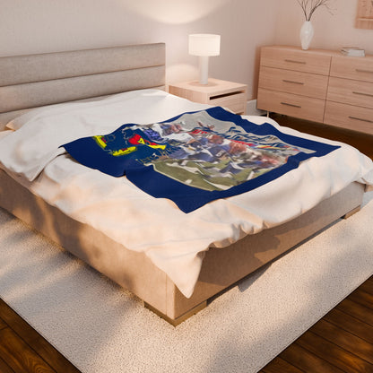 Make Jeannette Great Again Plush Blanket - Cozy Sports Fan Throw