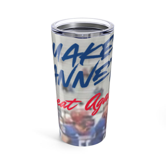 Motivational Tumbler 20oz - "Make It Happen!" - Perfect for Sports Fans